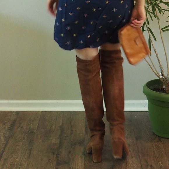 Vintage Leather Clutch Tan Small Purse Evening - Picture 10 of 16